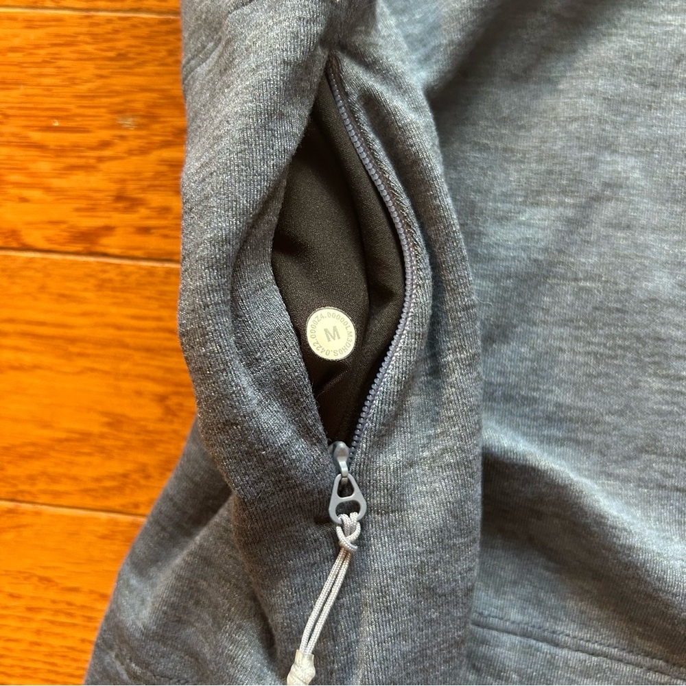 Lululemon Surge Warm Half Zip Blue - Picture 3 of 3